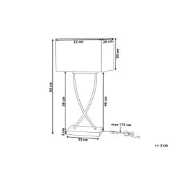 Beliani Tafellamp YASUNI - Zwart Metaal -Beroemde Verlichtings Winkel 00eb0e1c28eb45b3bc741cb8a6c64e0b