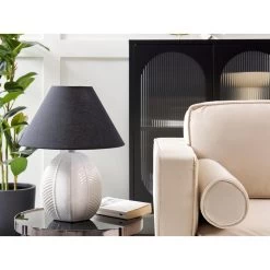 Beliani Tafellamp CADENA - Beige Keramiek -Beroemde Verlichtings Winkel 0eca0cabaa72413cab40779da063e5ae