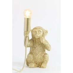 Tafellamp Monkey - Goud - 13x12,5x23,5cm 8 Tafellamp Monkey - Goud - 13x12,5x23,5cm -Beroemde Verlichtings Winkel 1000014035 0110