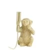 Tafellamp Monkey - Goud - 13x12,5x23,5cm -Beroemde Verlichtings Winkel 1000014035
