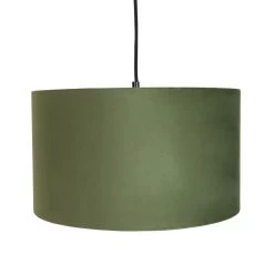 QAZQA Hanglamp Met Velours Kappen Groen, Geel En Blauw - Cava -Beroemde Verlichtings Winkel 1000015012 0103