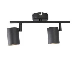 QAZQA Smart Spot Zwart Kantelbaar Incl. 2 WiFi GU10 - Jeana 2 -Beroemde Verlichtings Winkel 1000015272 0103