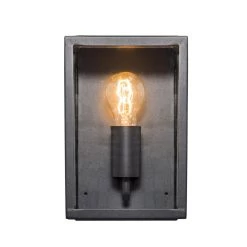 QAZQA IndustriÃ«le Buitenwandlamp Zwart Met Glas IP44 - Rotterdam 2 -Beroemde Verlichtings Winkel 1000015353 0103