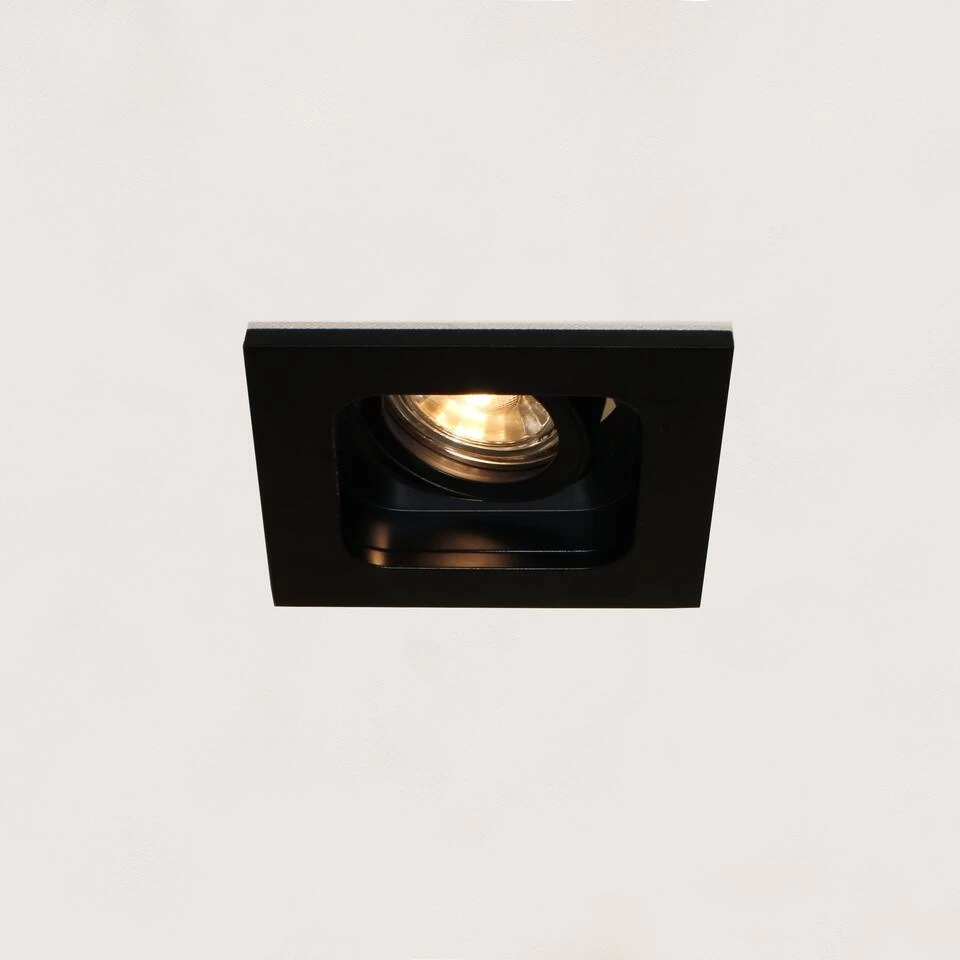 Artdelight Inbouwspot Moggio - 1 Lichts - 10 X11 Cm - Zwart 3 Artdelight Inbouwspot Moggio - 1 Lichts - 10 X11 Cm - Zwart