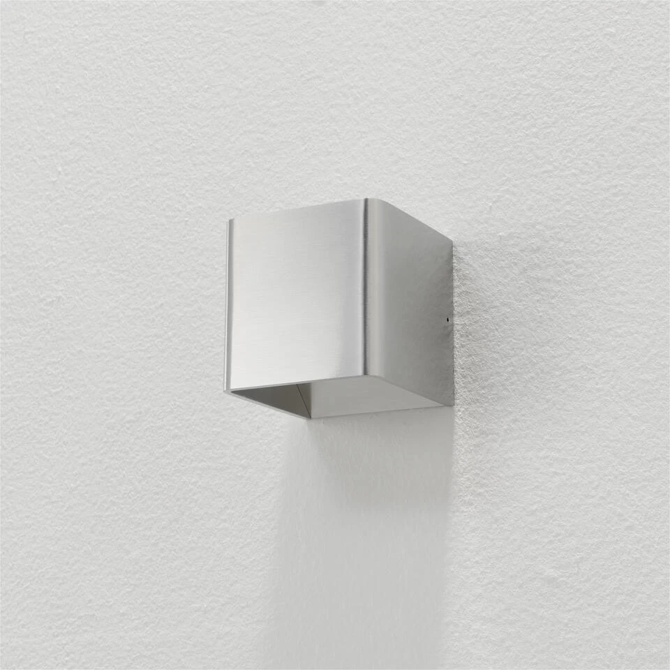 Artdelight Wandlamp Fulda - 1 Lichts - 10 X10 Cm - Aluminium 4 Artdelight Wandlamp Fulda - 1 Lichts - 10 X10 Cm - Aluminium - Afbeelding 2