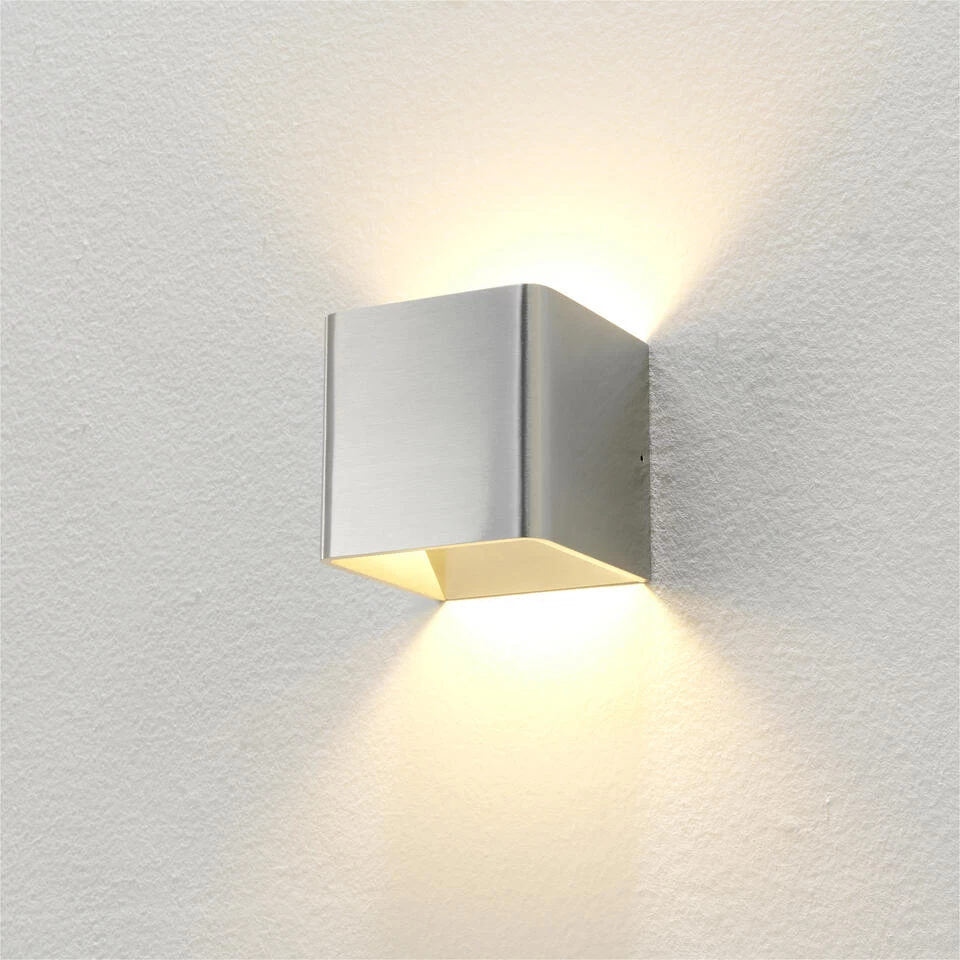 Artdelight Wandlamp Fulda - 1 Lichts - 10 X10 Cm - Aluminium 5 Artdelight Wandlamp Fulda - 1 Lichts - 10 X10 Cm - Aluminium - Afbeelding 3