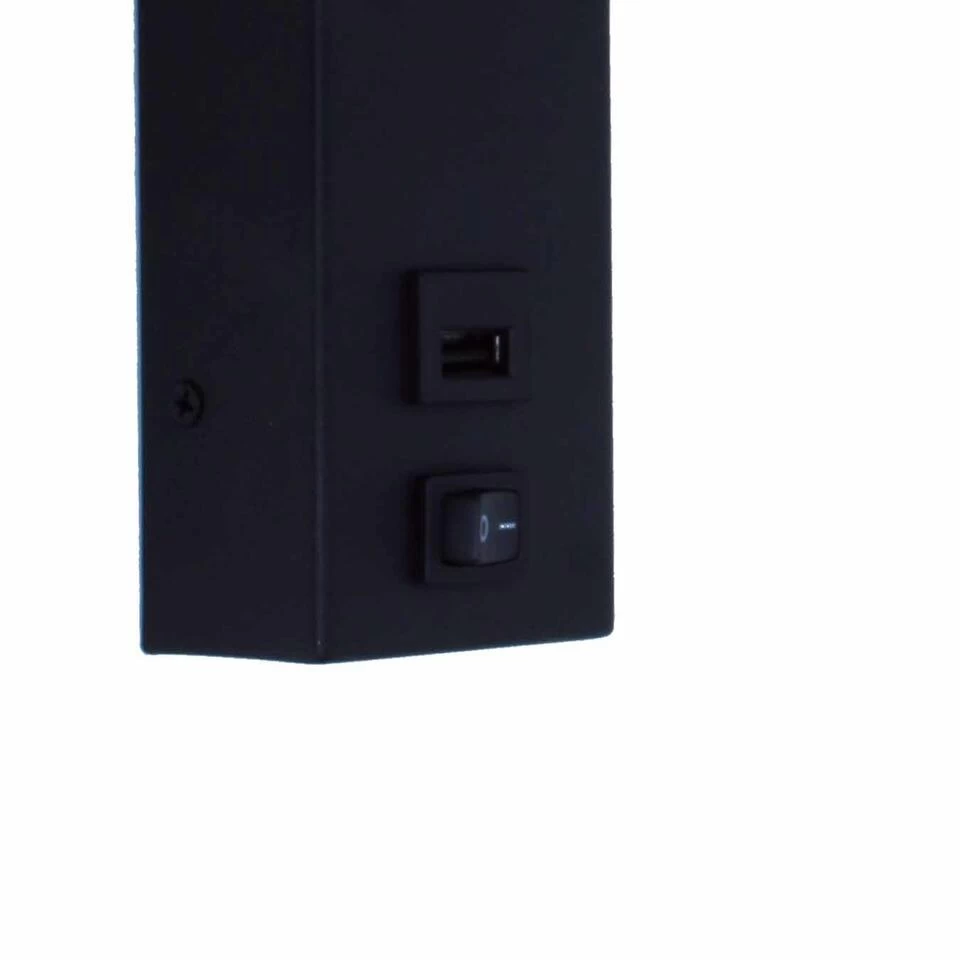 Artdelight Wandlamp Easy - 1 Lichts - 30 X14 Cm - Zwart 4 Artdelight Wandlamp Easy - 1 Lichts - 30 X14 Cm - Zwart - Afbeelding 3