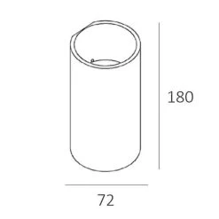 Artdelight Wandlamp Brody - 2 Lichts - 7.2 X18 Cm - Brons -Beroemde Verlichtings Winkel 1000021354 0103