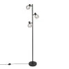 QAZQA Design Vloerlamp Zwart 3-lichts Verstelbaar - Mesh - Zwart -Beroemde Verlichtings Winkel 1000021904