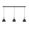 Steinhauer Hanglamp Storm - 3 Lichts - 124x150 Cm - Zwart