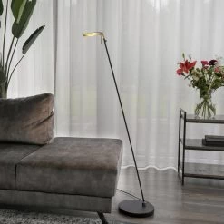 Steinhauer Vloerlamp Turound - 1 Lichts - 48x126 Cm - Zwart 8 Steinhauer Vloerlamp Turound - 1 Lichts - 48x126 Cm - Zwart -Beroemde Verlichtings Winkel 1000023064 0102