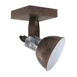 Steinhauer Spot Brooklyn - 1 Lichts - 16x16 Cm - Bruin -Beroemde Verlichtings Winkel 1000023164 0101