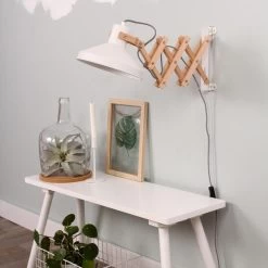 Anne Light & Home Schaarlamp Woody - 1 Lichts - 40-66x23 Cm - Wit 8 Anne Light & Home Schaarlamp Woody - 1 Lichts - 40-66x23 Cm - Wit -Beroemde Verlichtings Winkel 1000023299 0102