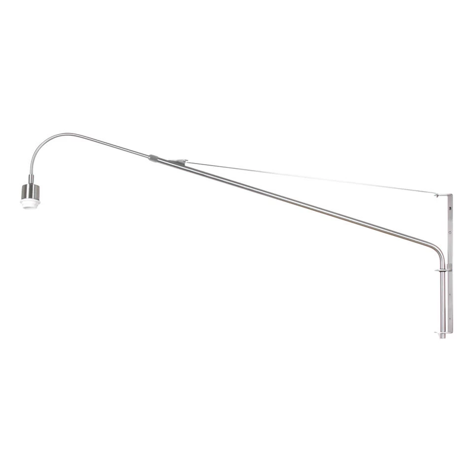 Steinhauer Wandlamp Elegant - 1 Lichts - 120x56 Cm - Staal 4 Steinhauer Wandlamp Elegant - 1 Lichts - 120x56 Cm - Staal - Afbeelding 2