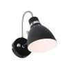 Steinhauer Wandlamp Spring - 1 Lichts - 23-29x17 Cm - Zwart -Beroemde Verlichtings Winkel 1000023332