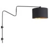 Anne Light & Home Wandlamp Anne - 1 Lichts - 100x70 Cm - Zwart -Beroemde Verlichtings Winkel 1000023340