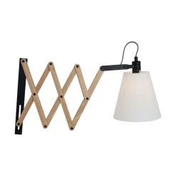 Mexlite Wandlamp - 1 Lichts - 80x30.5 Cm - Beuken -Beroemde Verlichtings Winkel 1000023342 0103