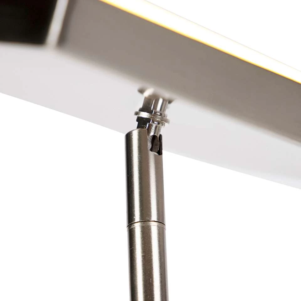 QAZQA Moderne Vloerlamp Incl. LED En Dimmer Met Leeslamp - Uplighter Jazzy 4 QAZQA Moderne Vloerlamp Incl. LED En Dimmer Met Leeslamp - Uplighter Jazzy - Afbeelding 2