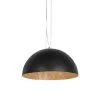 QAZQA Industriële Hanglamp Zwart Met Goud 50 Cm - Magna -Beroemde Verlichtings Winkel 1000031815