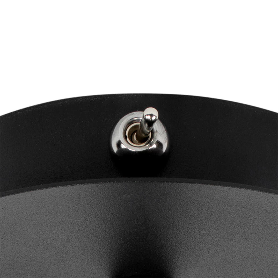 QAZQA Landelijke Spot Zwart Verstelbaar Met Smoke Glas - Athens 6 QAZQA Landelijke Spot Zwart Verstelbaar Met Smoke Glas - Athens - Afbeelding 4