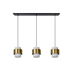 Lucide FIRMIN Hanglamp - Mat Goud / Messing 8 Lucide FIRMIN Hanglamp - Mat Goud / Messing -Beroemde Verlichtings Winkel 1000044089 0102