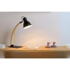 Lucide CURF Bureaulamp - Zwart -Beroemde Verlichtings Winkel 1000044854 0101