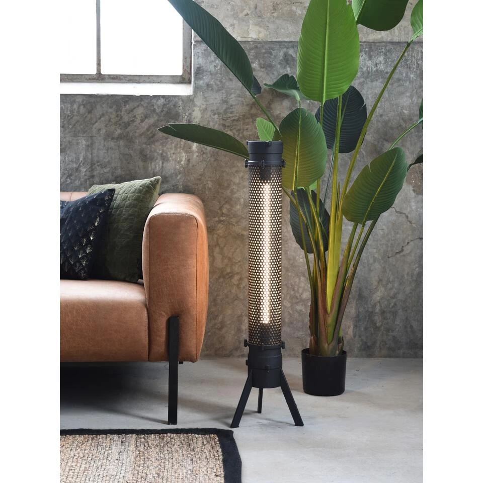 LABEL51 Tafellamp Tube - Zwart - Metaal 4 LABEL51 Tafellamp Tube - Zwart - Metaal - Afbeelding 2