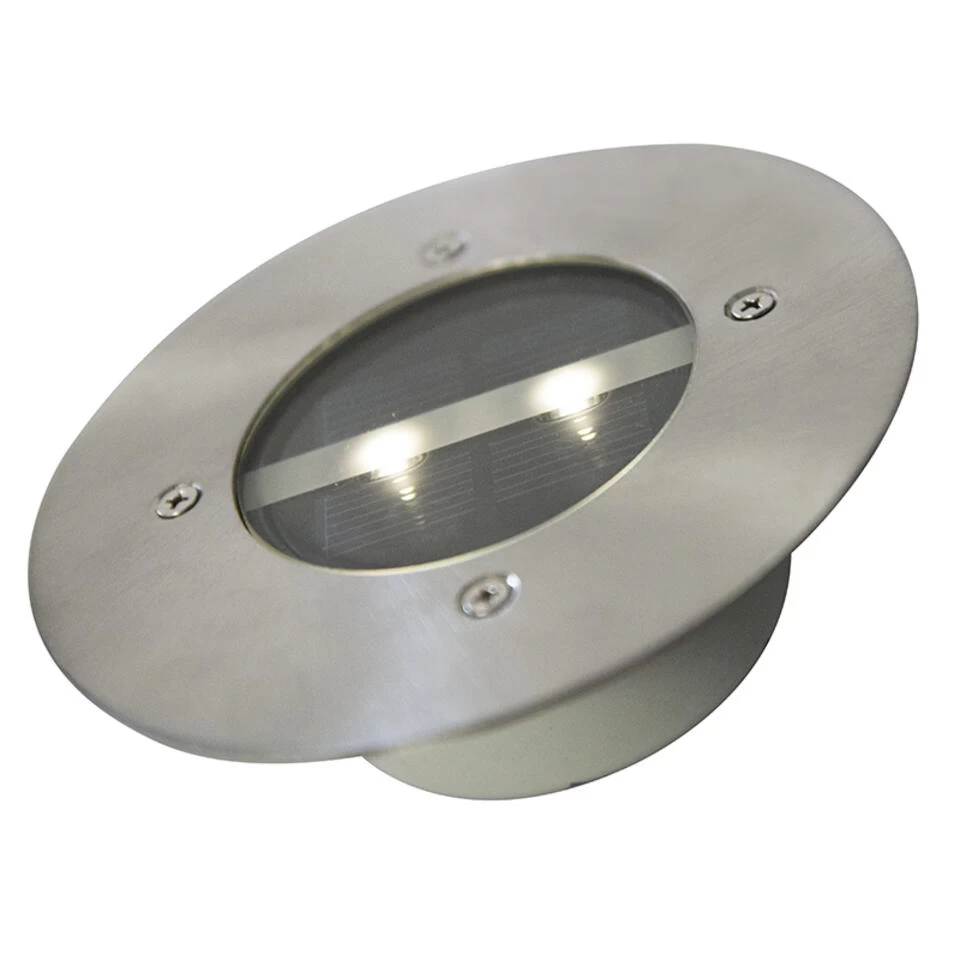 QAZQA Set Van 5 Moderne Grondspots Staal IP44 Solar - Tiny 4 QAZQA Set Van 5 Moderne Grondspots Staal IP44 Solar - Tiny - Afbeelding 2