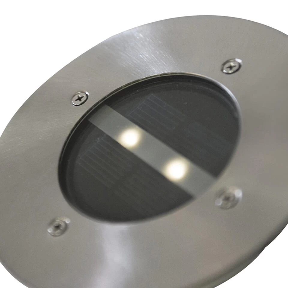 QAZQA Set Van 5 Moderne Grondspots Staal IP44 Solar - Tiny 5 QAZQA Set Van 5 Moderne Grondspots Staal IP44 Solar - Tiny - Afbeelding 3