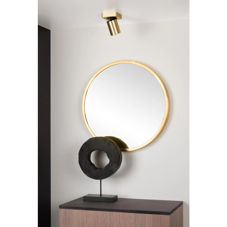 Lucide NIGEL Plafondspot - Mat Goud / Messing 4 Lucide NIGEL Plafondspot - Mat Goud / Messing - Afbeelding 2