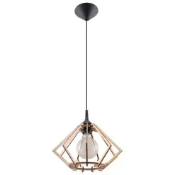 Sollux Hanglamp Pompelmo - 1 Lichts - 30 X90 Cm - Bruin