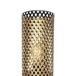 Freelight Wandlamp Cestino - 1 Lichts - 24 X32 Cm - Zwart - Goud 8 Freelight Wandlamp Cestino - 1 Lichts - 24 X32 Cm - Zwart - Goud -Beroemde Verlichtings Winkel 1000047789 0102