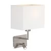 Mexlite Wandlamp - 2 Lichts - 24x34 Cm - Staal 1 Mexlite Wandlamp - 2 Lichts - 24x34 Cm - Staal -Beroemde Verlichtings Winkel 1000047791