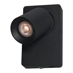 Artdelight Wandlamp Megano - 1 Lichts - 12 X16 Cm - Zwart