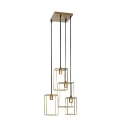 Hanglamp Marley - Antiek Goud - 35x32x57cm - 4L