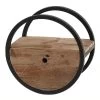 Giga Meubel Wandschap Robuust Hardhout - Met Lade - Ø40cm - Circular 1 Giga Meubel Wandschap Robuust Hardhout - Met Lade - Ø40cm - Circular -Beroemde Verlichtings Winkel 1000050398