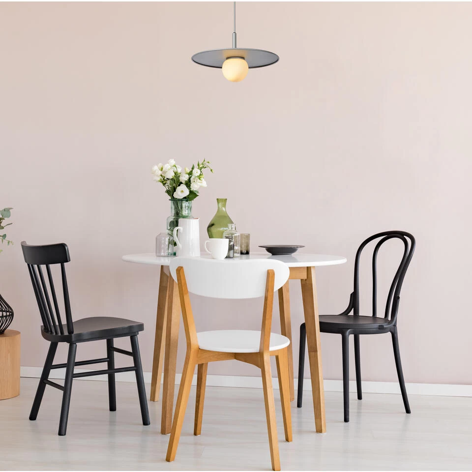 Lucide TOPHER Hanglamp - Mat Chroom 4 Lucide TOPHER Hanglamp - Mat Chroom - Afbeelding 2