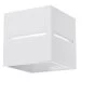 Sollux Wandlamp Lobo - 1 Lichts - 12 X10 Cm - Wit -Beroemde Verlichtings Winkel 1000053988