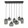 Hoyz - Hanglamp 4+3 Hexagon Mix - Smoke Grey Glas 2 Hoyz - Hanglamp 4+3 Hexagon Mix - Smoke Grey Glas -Beroemde Verlichtings Winkel 1000057776