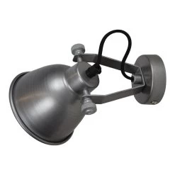 Wandlamp Industrial Ø12cm Antique Zink -Beroemde Verlichtings Winkel 1000061438 0102