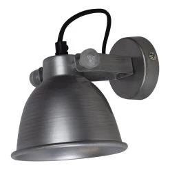 Wandlamp Industrial Ø12cm Antique Zink -Beroemde Verlichtings Winkel 1000061438 0103