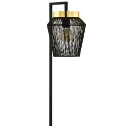 EGLO Escandidos Vloerlamp - E27 - 170 cm - Zwart/Geelkoper/Goud 8 EGLO Escandidos Vloerlamp - E27 - 170 cm - Zwart/Geelkoper/Goud -Beroemde Verlichtings Winkel 1000065338 0102