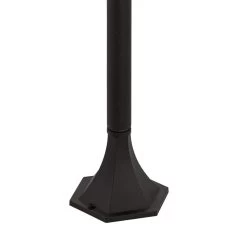 EGLO Aloria - Buitenverlichting - Tuinpaal - 1 Lichts - Zwart - Helder -Beroemde Verlichtings Winkel 1000067428 0102