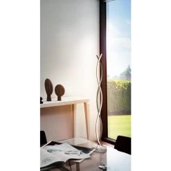 EGLO Lasana 2 Vloerlamp - LED - 142 Cm - Grijs/Wit -Beroemde Verlichtings Winkel 1000067444 0104