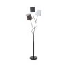 EGLO Maronda Vloerlamp - E14 - 152 Cm - Zwart/Antraciet, Wit, Bruin -Beroemde Verlichtings Winkel 1000067448