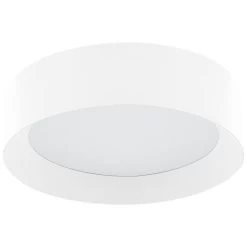 Beliani Plafondlamp LOEI - Wit Staal