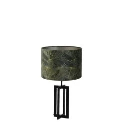 Tafellamp Mace/Amazone - Zwart/Groen - Ø30x56cm