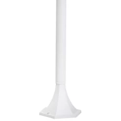 EGLO Navedo - Buitenverlichting - Tuinpaal - 1 Lichts - Wit - Helder -Beroemde Verlichtings Winkel 1000070071 0102