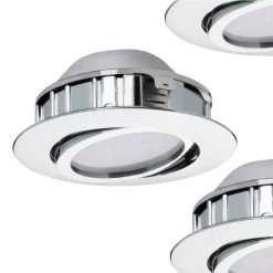 EGLO Pineda - Inbouwspot - 3 Lichts - Chroom -Beroemde Verlichtings Winkel 1000070452 0102