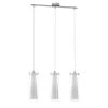 EGLO Pinto - Hanglamp - 3 Lichts - Chroom - Helder, Wit 1 EGLO Pinto - Hanglamp - 3 Lichts - Chroom - Helder, Wit -Beroemde Verlichtings Winkel 1000070633